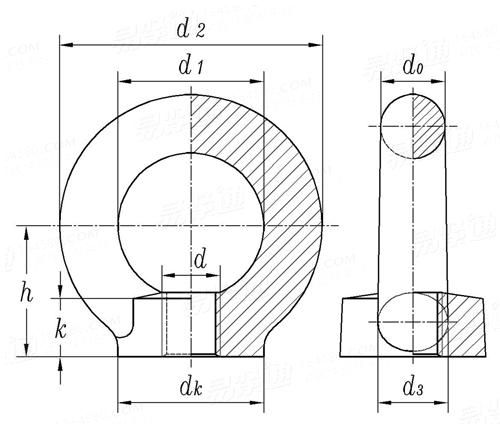 JB /T 7382 - 1994 吊環螺母