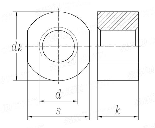 YJT  3014 陶瓷双边螺母