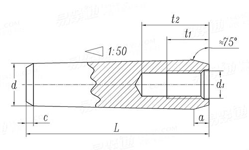 GB  118 - 1986 内螺紋圓錐銷 A型和B型