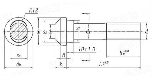 TB /T 2347 - 1993 鋼軌用10.9級高強度接頭螺栓