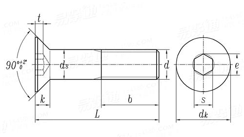 Q  250 内六角沉頭螺釘