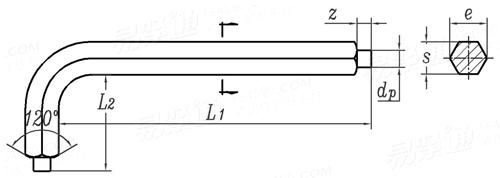 DIN  6911 - 1986 圆柱端六角扳手（六角匙）