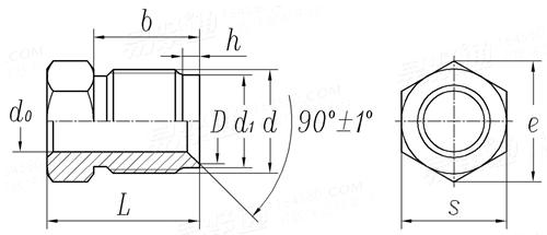 Q  660B 擴口式管接頭空心螺釘