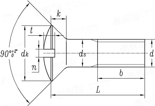 IFI  513 - 1982 米制开槽半沉头机械螺钉  Table 4