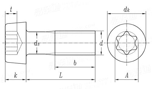 JIS B 1107 - 2018 梅花槽圆柱头螺钉