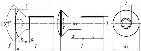 JIS B 1107 - 2018 梅花槽半沉头螺钉