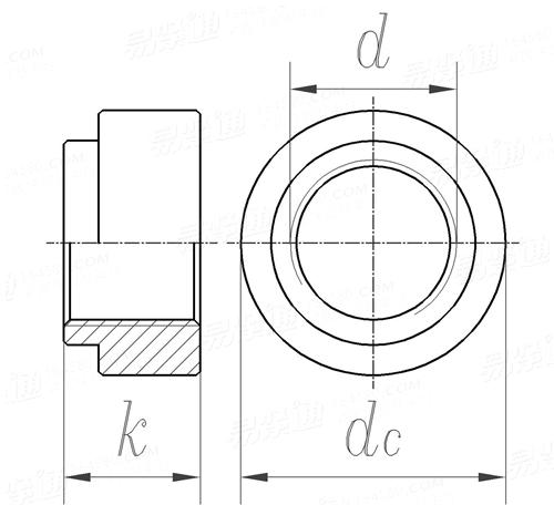 YJT  3024 (LM87341) 储气筒专用螺母 圆螺母