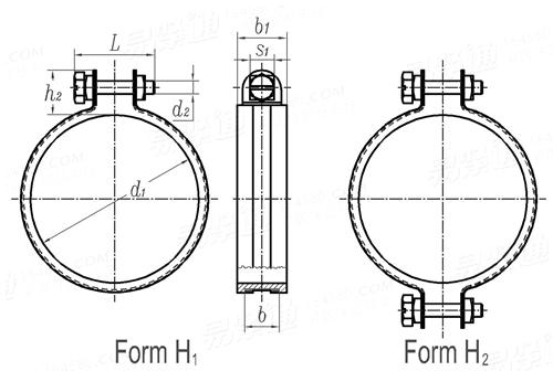 DIN  3016-2 - 2000 管箍 - H1/H2型