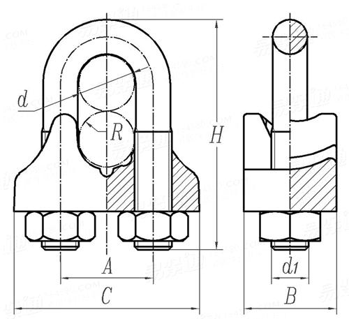 GB /T 5976 - 2006 鋼絲繩夾