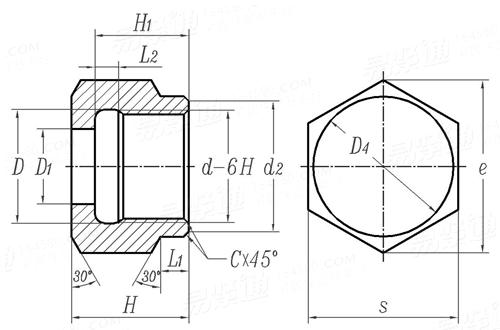 JB /T 2770 - 1992 接头螺母