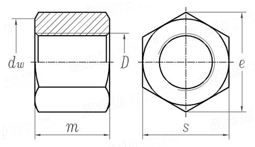 JB /T 2984.3 - 1999 履帶式推土機 驅動輪齒用螺母