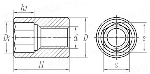 JB /T 8004.7 - 1999 内六角螺母