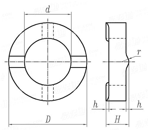 JB /T 8008.2 - 1999 十字墊圈