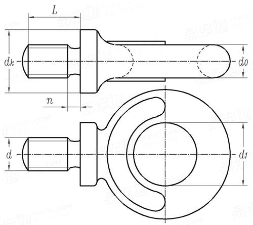 BS  4278 - 1984 电机用吊环螺钉