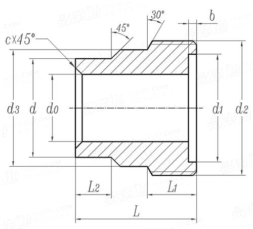 JB /T 997 - 1977 焊接式分管管接头体