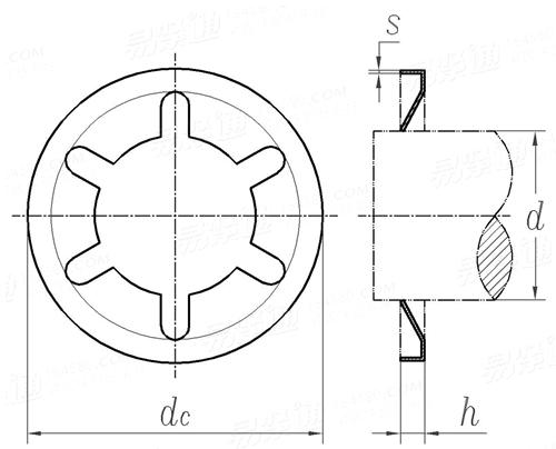 YJT  6012 公制星式轴承夹 - 不锈钢