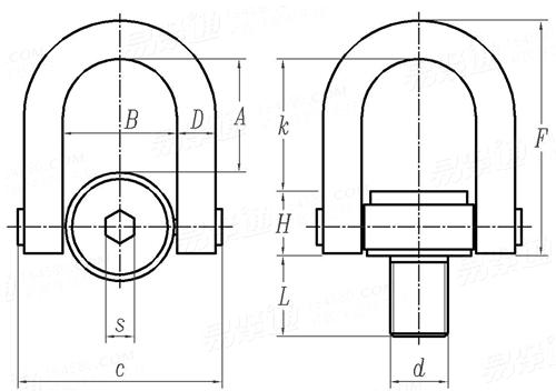 YJT  17027 侧拉旋转吊环