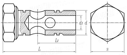 Q  818B 卡套式鉸接六角螺栓