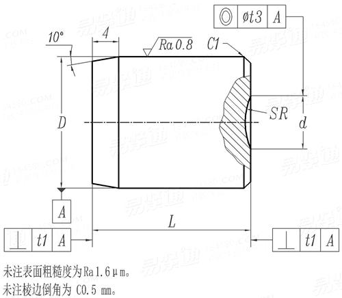 JB /T 4212.2 - 2014 内六角圆柱头螺钉冷镦模 B型初镦冲头(适用于GB70.1)