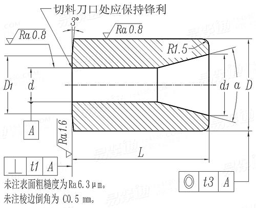JB /T 4208.3 - 2014 冷镦模具通用件-切料模 D1型（适用螺栓及螺钉）