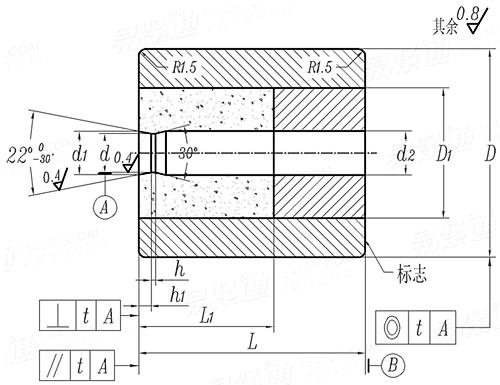 JB /T 4208.14 - 1996 冷镦模具通用件-缩径模 A型（适用GB5780、GB5782、GB70）
