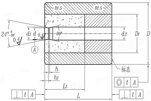 JB /T 4208.15 - 1996 冷镦模具通用件-缩径模 B2型（适用GB5786）