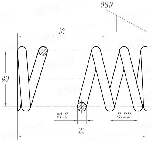 QJ  1960.33 (A) - 2007 多功能組合式沖壓模架元件 - 彈簧