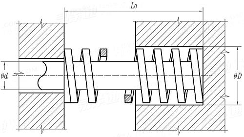 GB /T 36524 (M) - 2018 冲模 矩形截面中型压缩弹簧（色标：蓝）