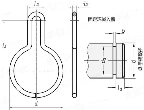 YJT  19098 不锈钢固定环