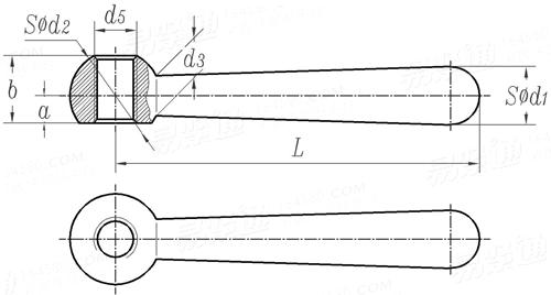 DIN  99 (M) - 1996 錐形手柄 M型