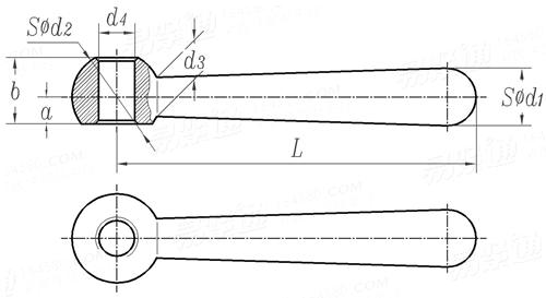 DIN  99 (K) - 1996 錐形手柄 K型