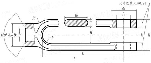 QC /T 336 - 1999 螺紋叉