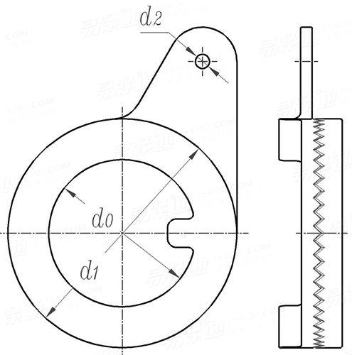 HB  6474 - 1990 齒形墊圈