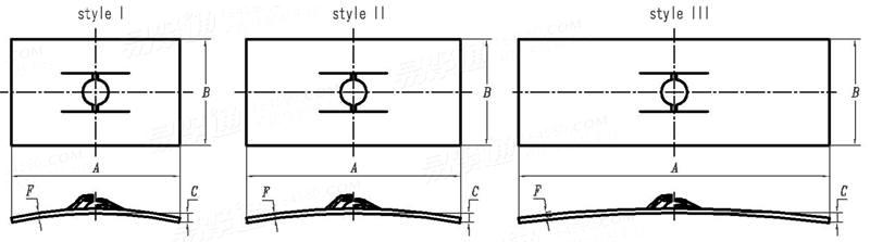 SAE J 891 (Figure 15) - 2016 T型簧片螺母，single boss