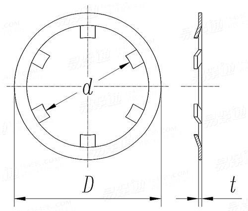 YJT  7033 轴承夹（CS扣环）