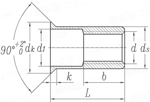 Q  374 沉头铆螺母