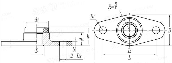 QJ  3078.6 - 1998 尼龍圈自鎖螺母 雙耳托闆螺母