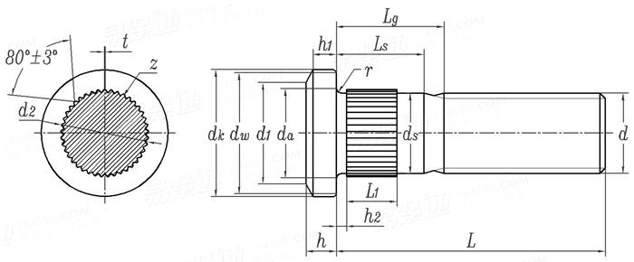 T/ZZB  1669 - 2020 汽车车轮用高强度轮毂螺栓