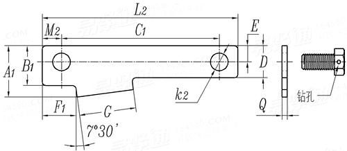 ANSI /ABMA 8.2 - 1999 英制滾珠軸承和滾柱軸承配件  鎖闆 Table 5.3