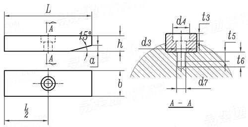 DIN  6885-1 (G) - 2021 G型 平头带锥度单孔平键