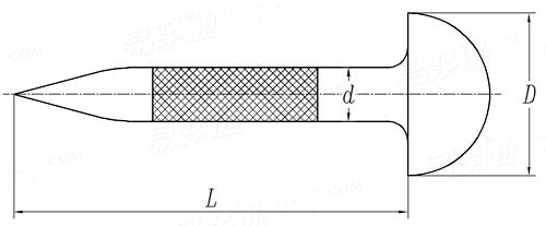 GB /T 18981 (HQD) - 2008 壓花球頭射釘