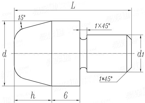 HB  858 - 1990 D型導(dǎo)正銷