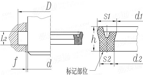 GB /T 10708.1 - 2000 活塞杆L2密封溝槽用Y形圈