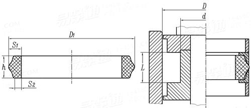 GB /T 10708.2 - 2000 雙向密封圈 - 山形圈