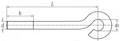 GB /T 17116.3 - 2018 開口環眼單頭螺紋吊杆