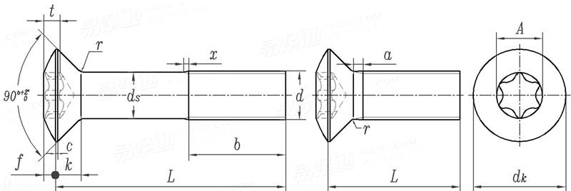 JASO F 116 - 2005 梅花槽半沉头螺钉