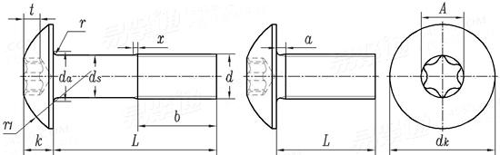 JASO F 116 - 2005 梅花槽扁圆头螺钉