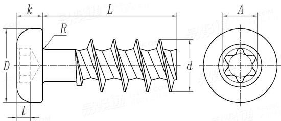 YJT  4066 梅花槽盤頭自攻釘