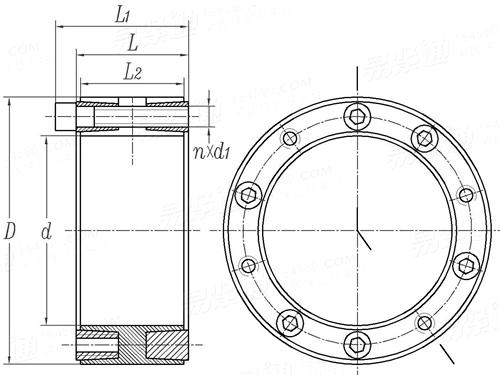 JB /T 7934 - 1999 Z5型脹緊聯結套