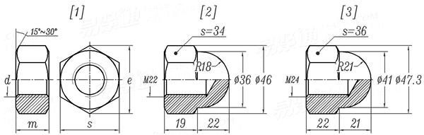 GOST  53664 - 2009 橋用高強度緊固件 螺母